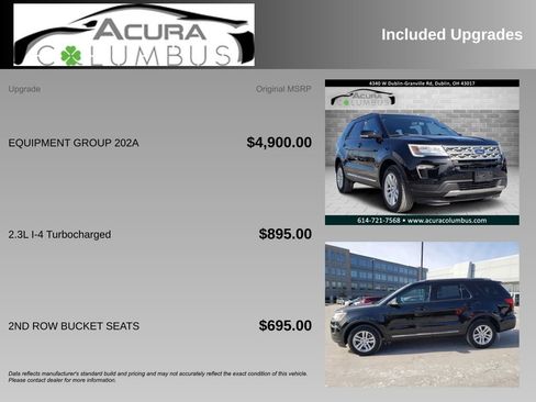 Used 2018 Ford Explorer XLT w/ Equipment Group 202A image 6