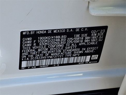 Certified 2023 Honda HR-V Sport image 27