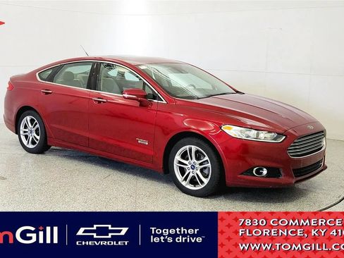 Used 2016 Ford Fusion Energi Titanium w/ Driver Assist Package FWD image 1