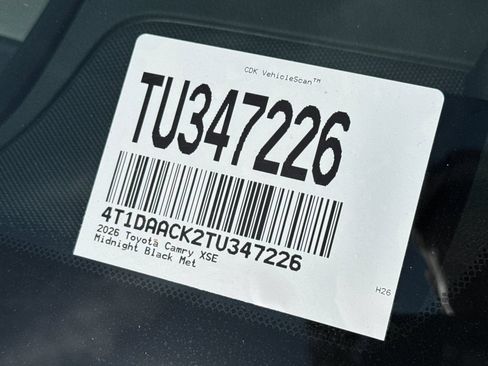 New 2026 Toyota Camry XSE w/ Premium Plus Package FWD image 34