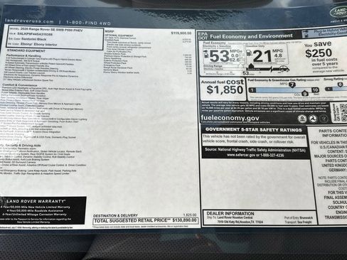 New 2025 Land Rover Range Rover SE image 28