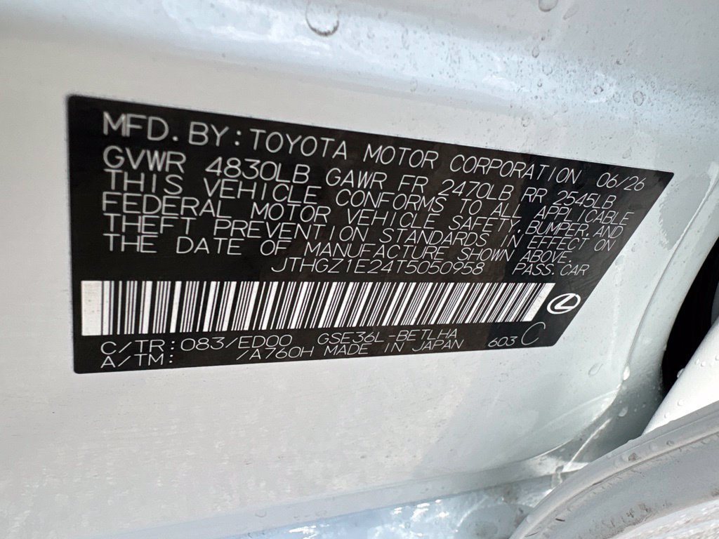 Certified 2026 Lexus IS 350 F Sport w/ Handling Package AWD/4WD image 22