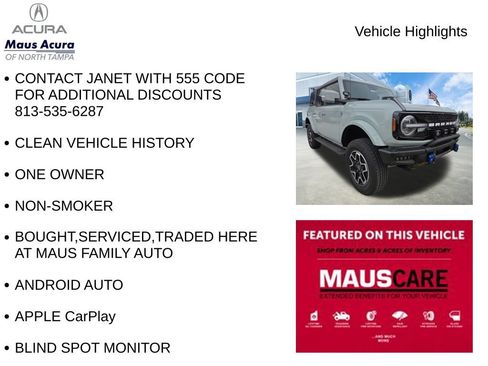 Used 2024 Ford Bronco Outer Banks AWD/4WD image 8