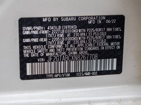 Used 2022 Subaru Crosstrek 2.0i image 25