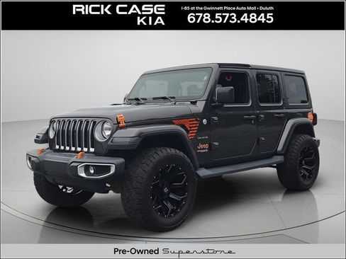 Used 2020 Jeep Wrangler Unlimited Sahara AWD/4WD image 1