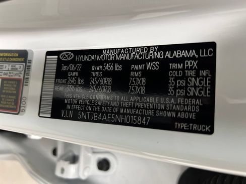 Used 2022 Hyundai Santa Cruz SEL FWD image 32