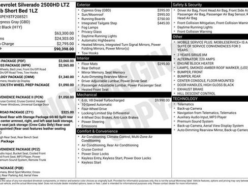 New 2026 Chevrolet Silverado 2500 LTZ w/ LTZ Plus Package image 4