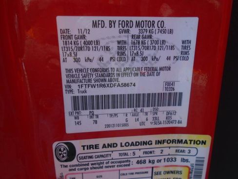 Used 2013 Ford F150 Raptor w/ Luxury Equipment Group image 21