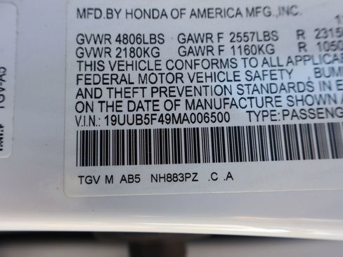 Used 2021 Acura TLX w/ Technology Package FWD image 35