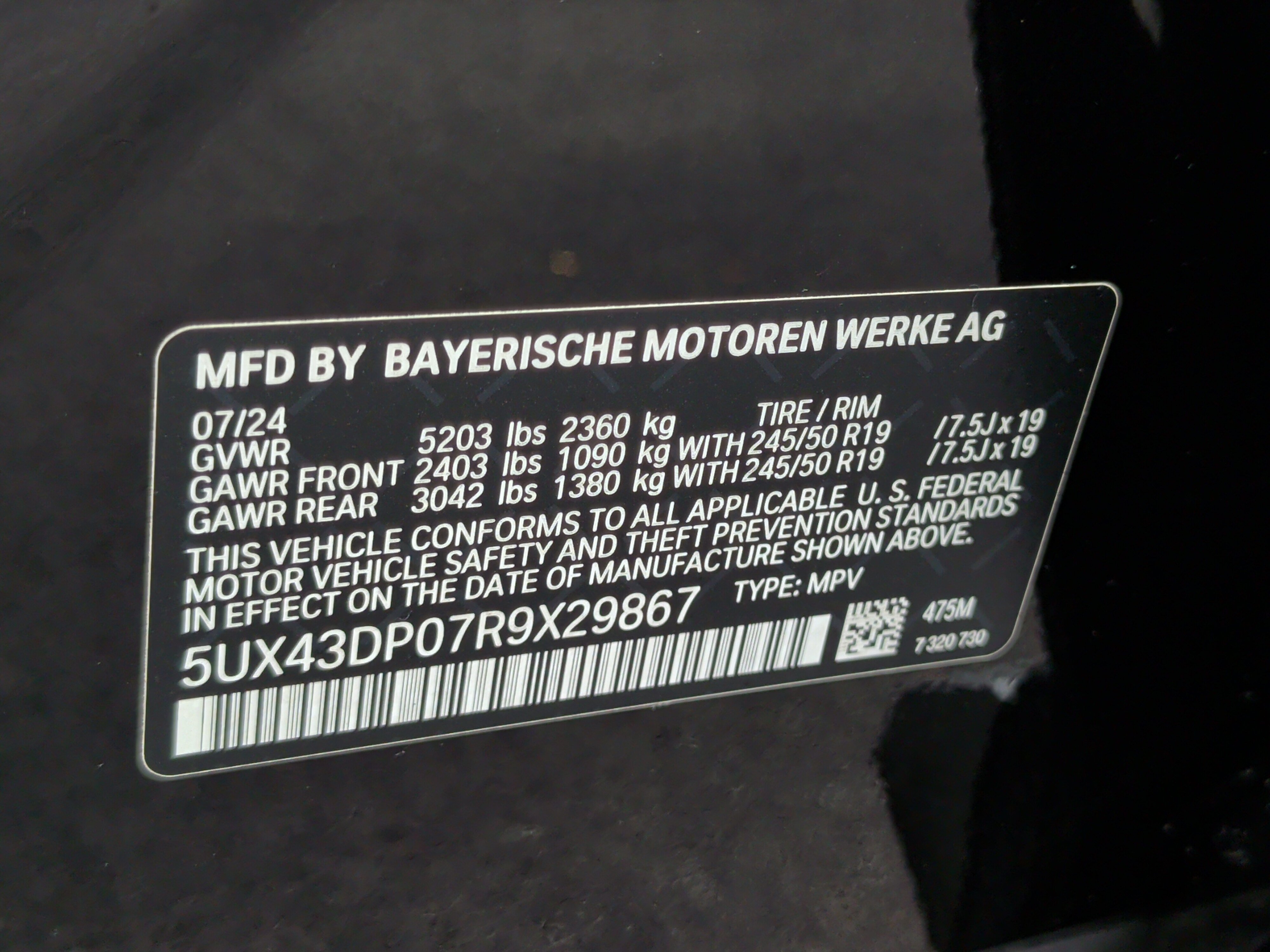 Certified 2024 BMW X3 sDrive30i w/ Premium Package RWD image 36