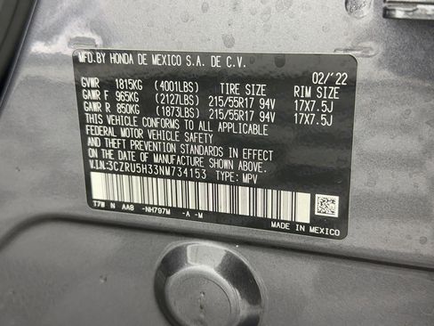 Used 2022 Honda HR-V LX image 18