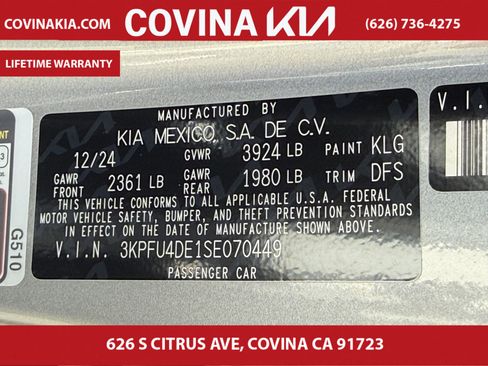 Certified 2025 Kia K4 EX image 30