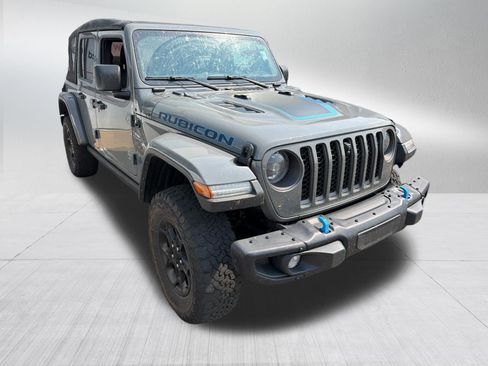 Used 2023 Jeep Wrangler Unlimited Rubicon 4xe w/ Steel Bumper Group AWD/4WD image 4