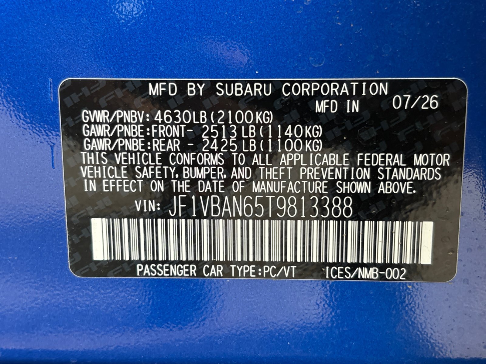 New 2026 Subaru WRX Limited AWD/4WD image 42