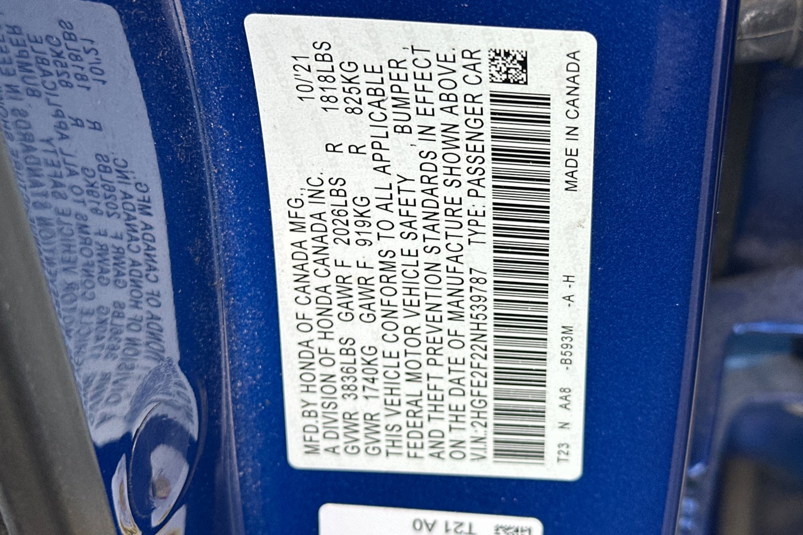 Used 2022 Honda Civic LX image 26