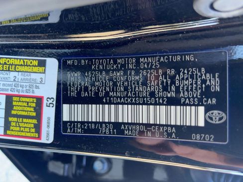 Used 2025 Toyota Camry XSE image 21