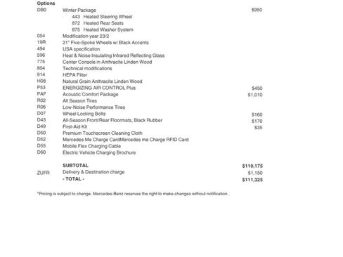 Certified 2024 Mercedes-Benz EQS 450+ 4MATIC SUV image 2