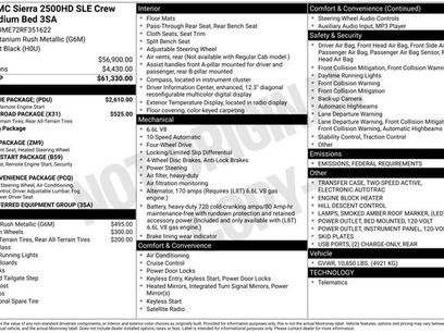 Used 2024 GMC Sierra 2500 SLE w/ SLE Value Package;