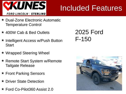 New 2025 Ford F150 XLT w/ Equipment Group 302A MID image 4