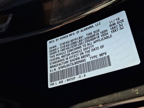 Used 2020 Honda Odyssey EX-L image 27