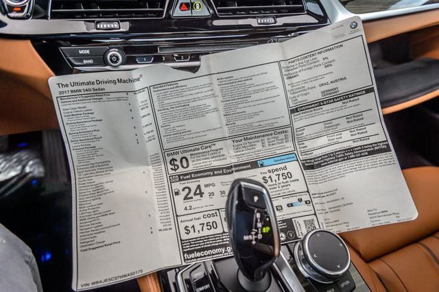 Used 2017 BMW 540i RWD image 31