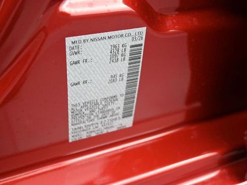 New 2026 Nissan Altima 2.5 SV w/ SV Special Edition Package image 20