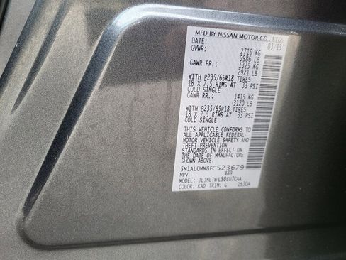 Used 2015 INFINITI QX60 AWD w/ Premium Plus Package image 39