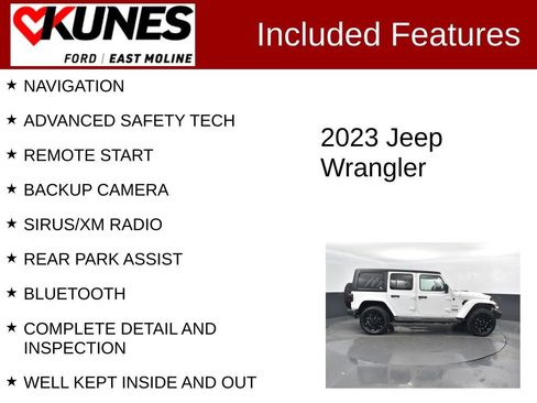 Used 2023 Jeep Wrangler Unlimited Sahara image 2