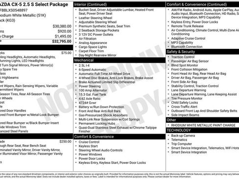 Used 2025 MAZDA CX-5 AWD 2.5 S w/ Select Package image 31