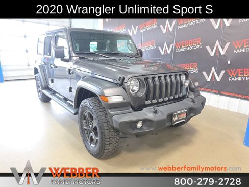 Used 2020 Jeep Wrangler Unlimited Sport S AWD/4WD image 1