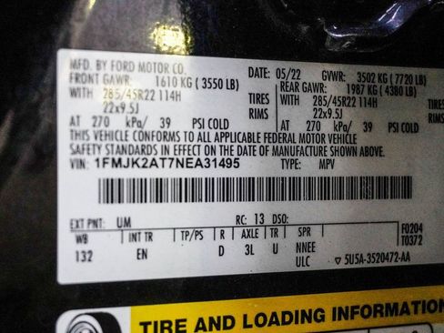 Used 2022 Ford Expedition Max Limited AWD/4WD image 32