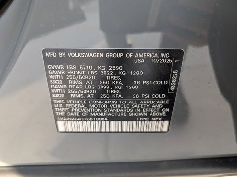 New 2026 Volkswagen Atlas SE image 33