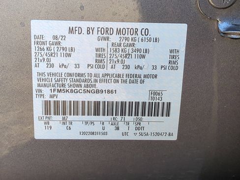 Used 2022 Ford Explorer ST w/ Equipment Group 401A image 35