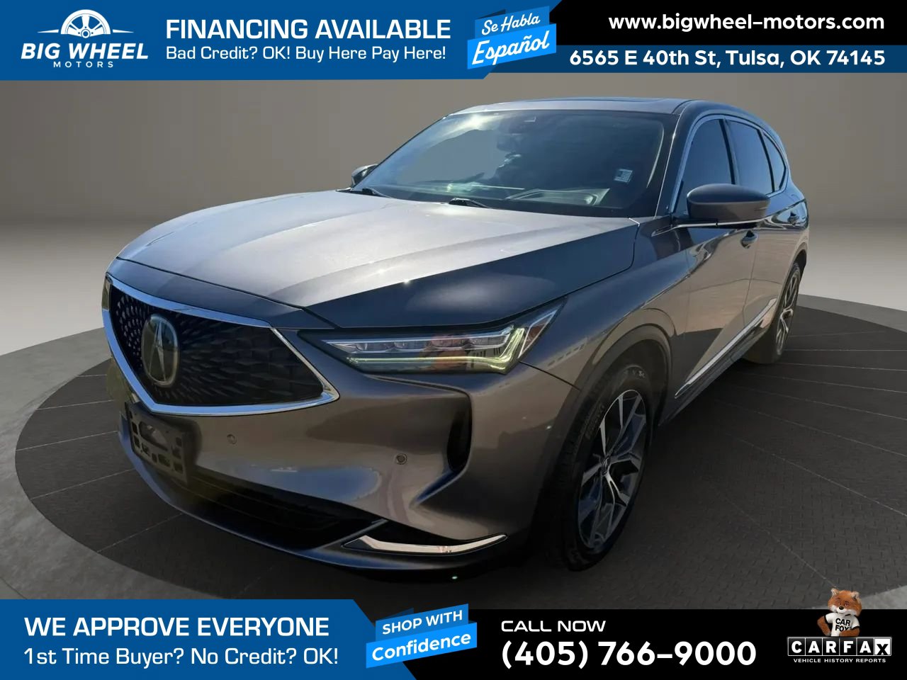 Used 2022 Acura MDX w/ Technology Package AWD/4WD image 1