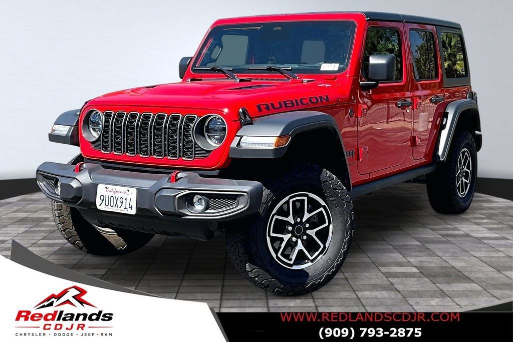 Certified 2025 Jeep Wrangler Unlimited Rubicon w/ Convenience Group AWD/4WD image 1