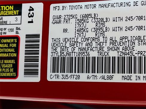 New 2026 Toyota Tacoma SR5 image 24