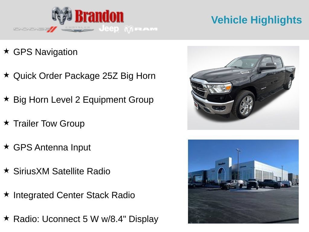 Used 2022 RAM 1500 Big Horn AWD/4WD image 2