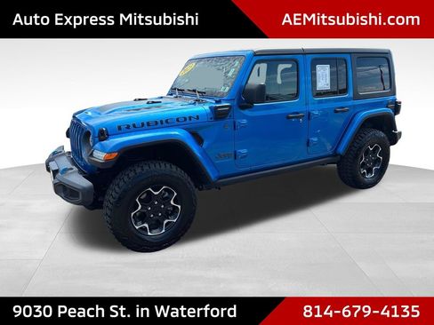 Used 2023 Jeep Wrangler Unlimited Rubicon 4xe w/ Cold Weather Group AWD/4WD image 3