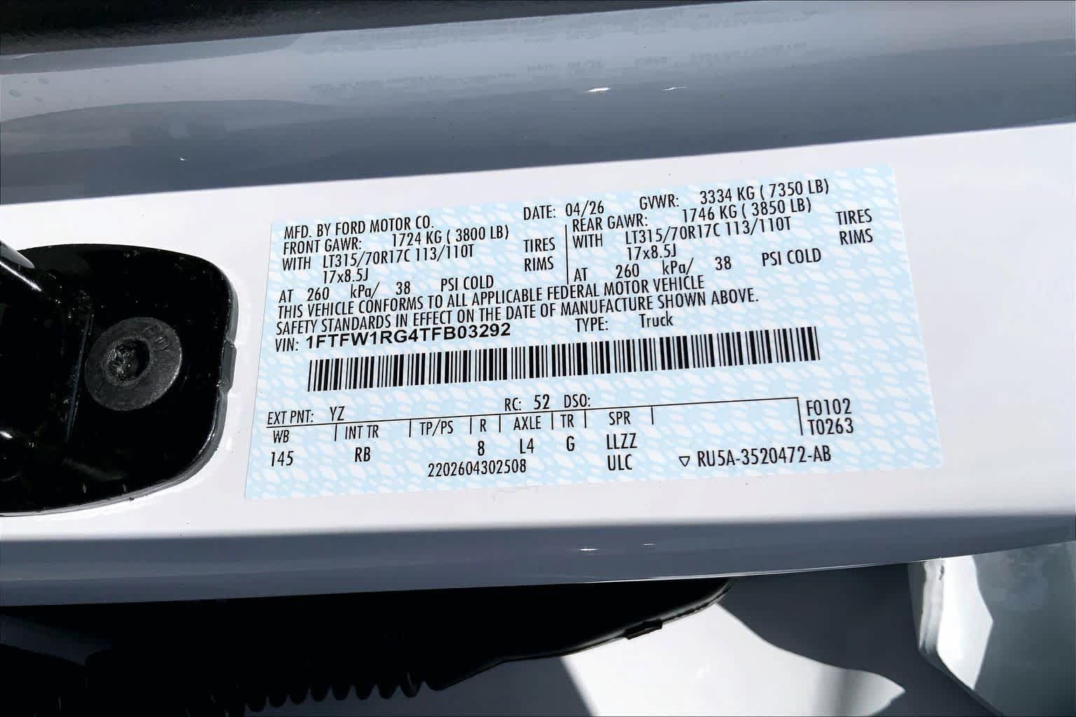 New 2026 Ford F150 Raptor AWD/4WD image 18