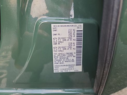 Used 2023 Nissan Frontier SV w/ Technology Package image 24