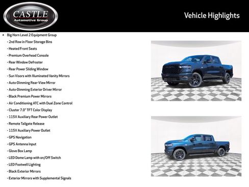 New 2026 RAM 1500 Big Horn AWD/4WD image 3