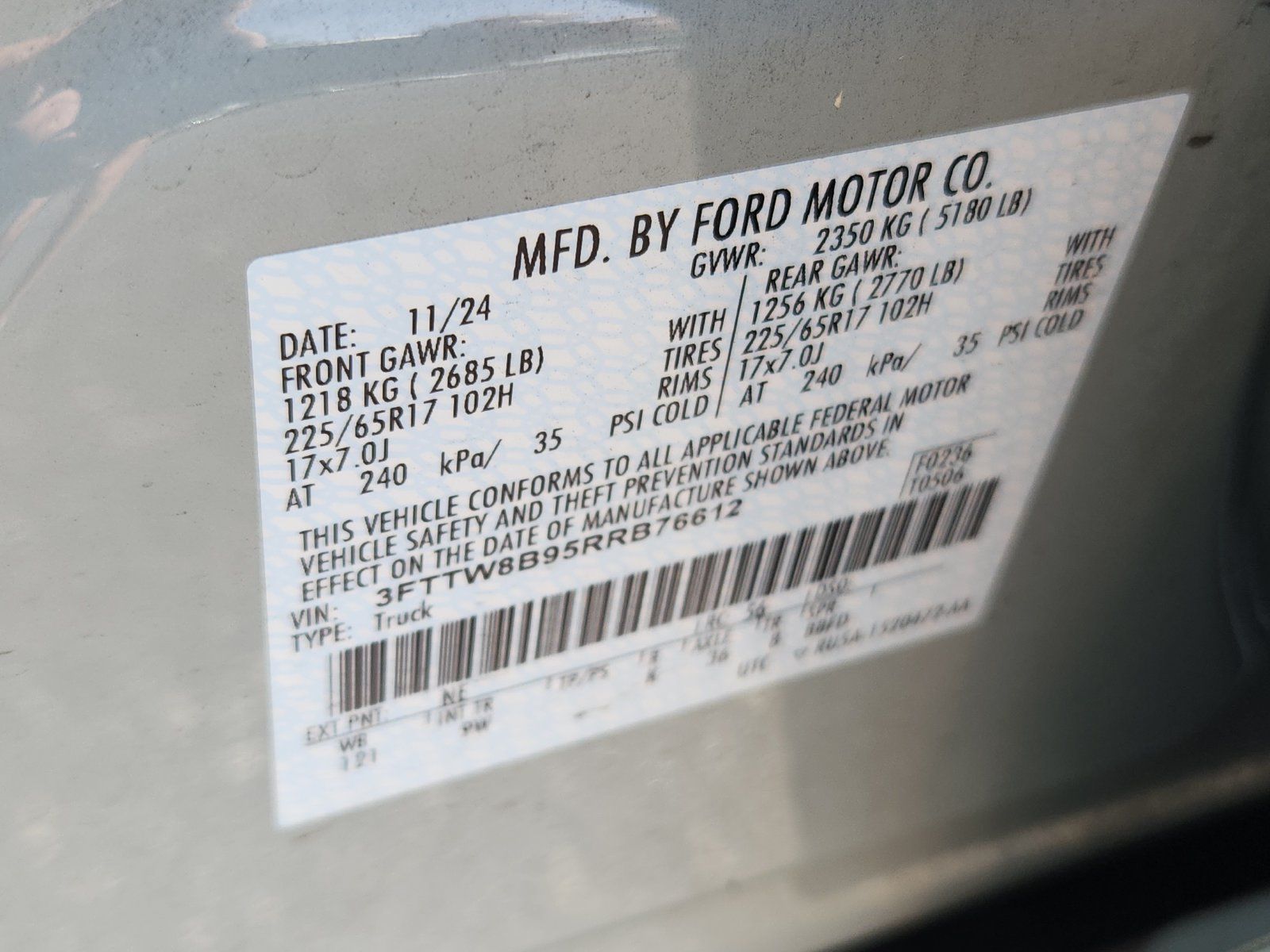 Used 2024 Ford Maverick XL w/ Equipment Group 100A Standard AWD/4WD image 19