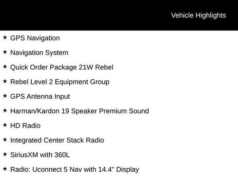 Used 2026 RAM 1500 Rebel w/ Rebel Level 2 Equipment Group image 4
