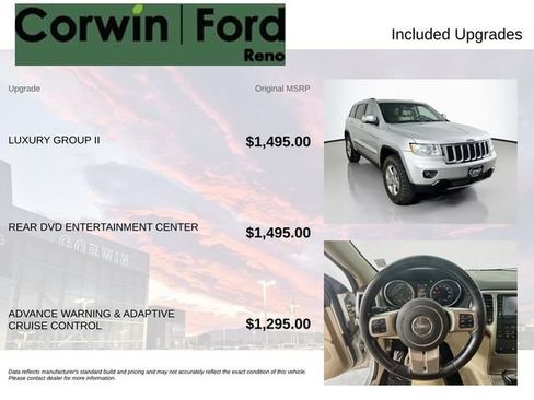 Used 2011 Jeep Grand Cherokee Limited w/ Luxury Group II AWD/4WD image 3