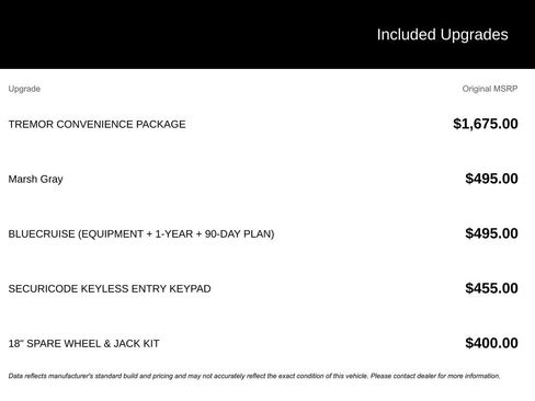 New 2026 Ford Explorer Tremor w/ Tremor Convenience Package image 20
