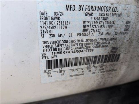 Used 2024 Ford Explorer ST-Line w/ Class IV Trailer Tow Package image 28