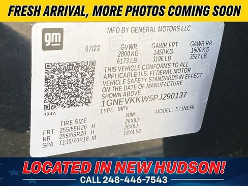 Used 2023 Chevrolet Traverse Premier w/ Redline Edition AWD/4WD image 14
