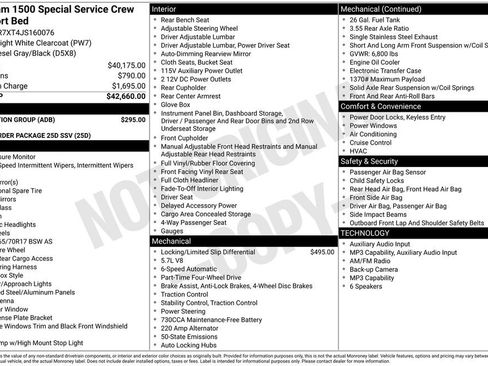 Used 2018 RAM 1500 4x4 Crew Cab w/ Protection Group image 16