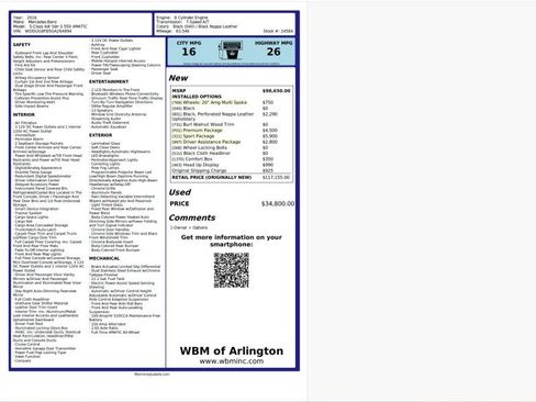 Used 2016 Mercedes-Benz S 550 4MATIC Sedan image 14