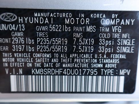 Used 2013 Hyundai Santa Fe Limited w/ Technology Pkg AWD/4WD image 50